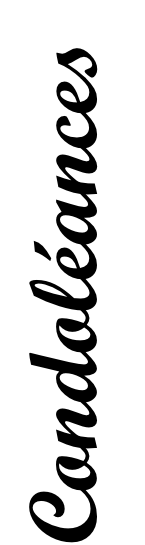 Condoléances